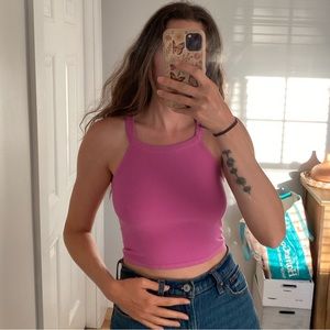 Pink tank top